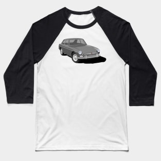 MGB GT Design -Silver Baseball T-Shirt